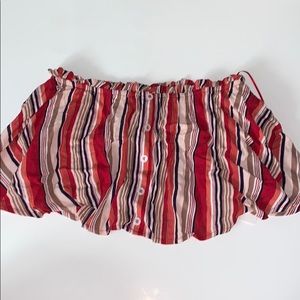 Cotton Candy LA strapless top